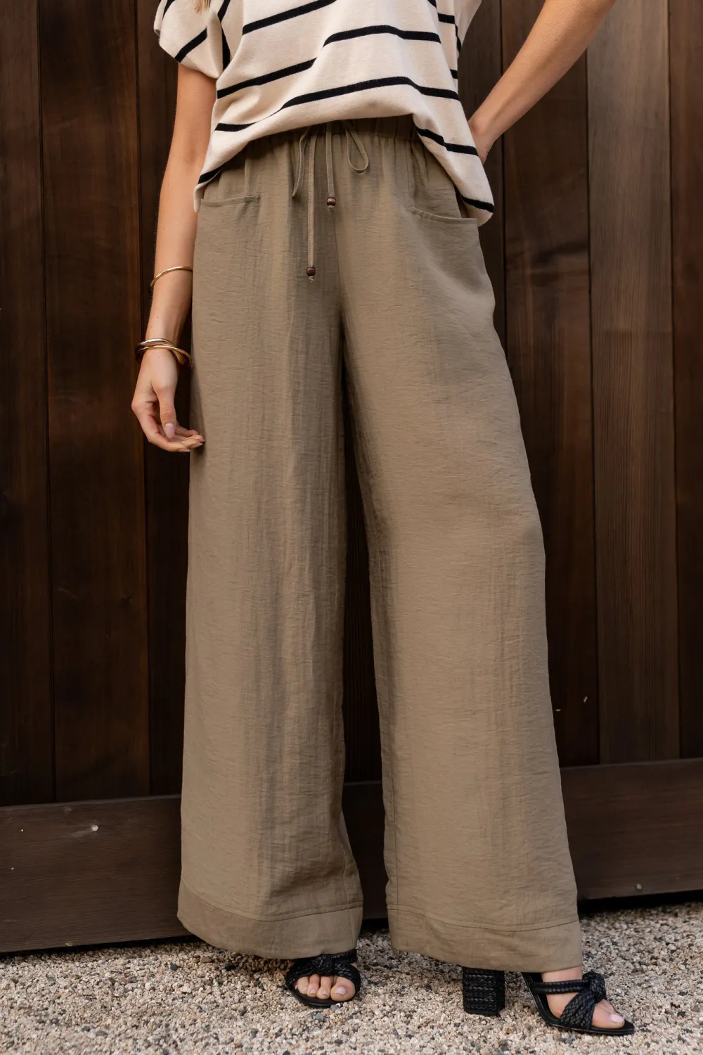 Casual Straight Leg Slim-Fit Loose Pants