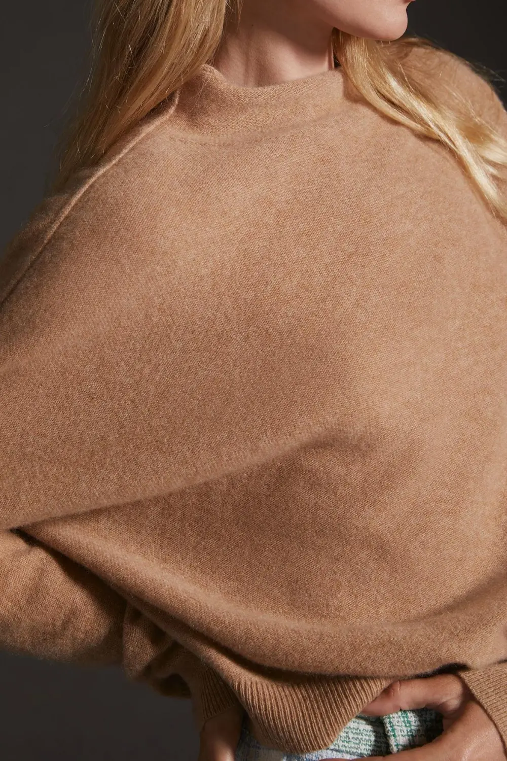 The Alani Cashmere Mock Neck Sweater