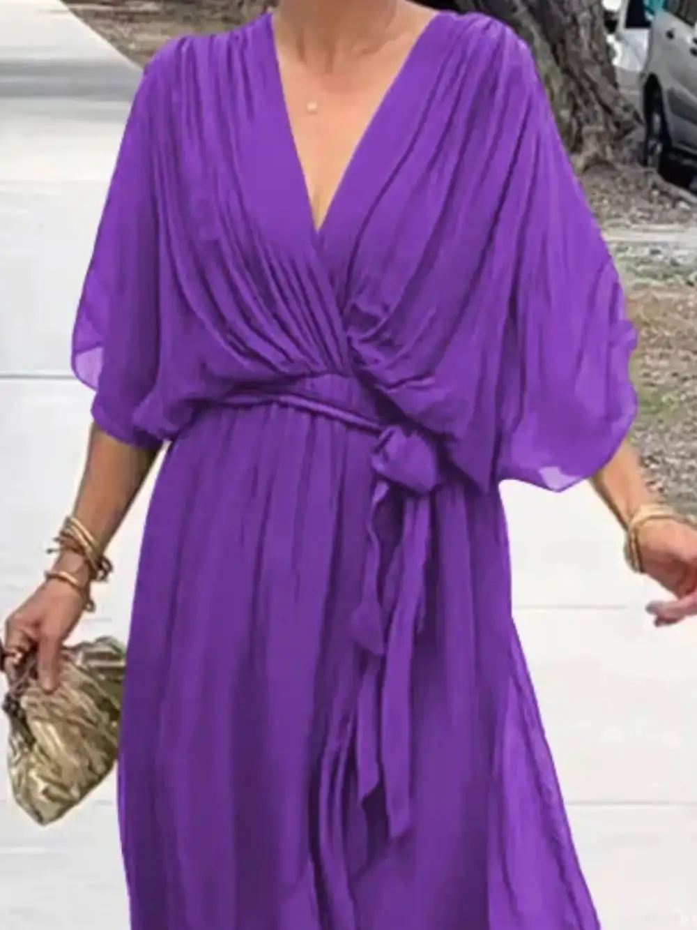 Easy Fit Midi Clean Line Dress