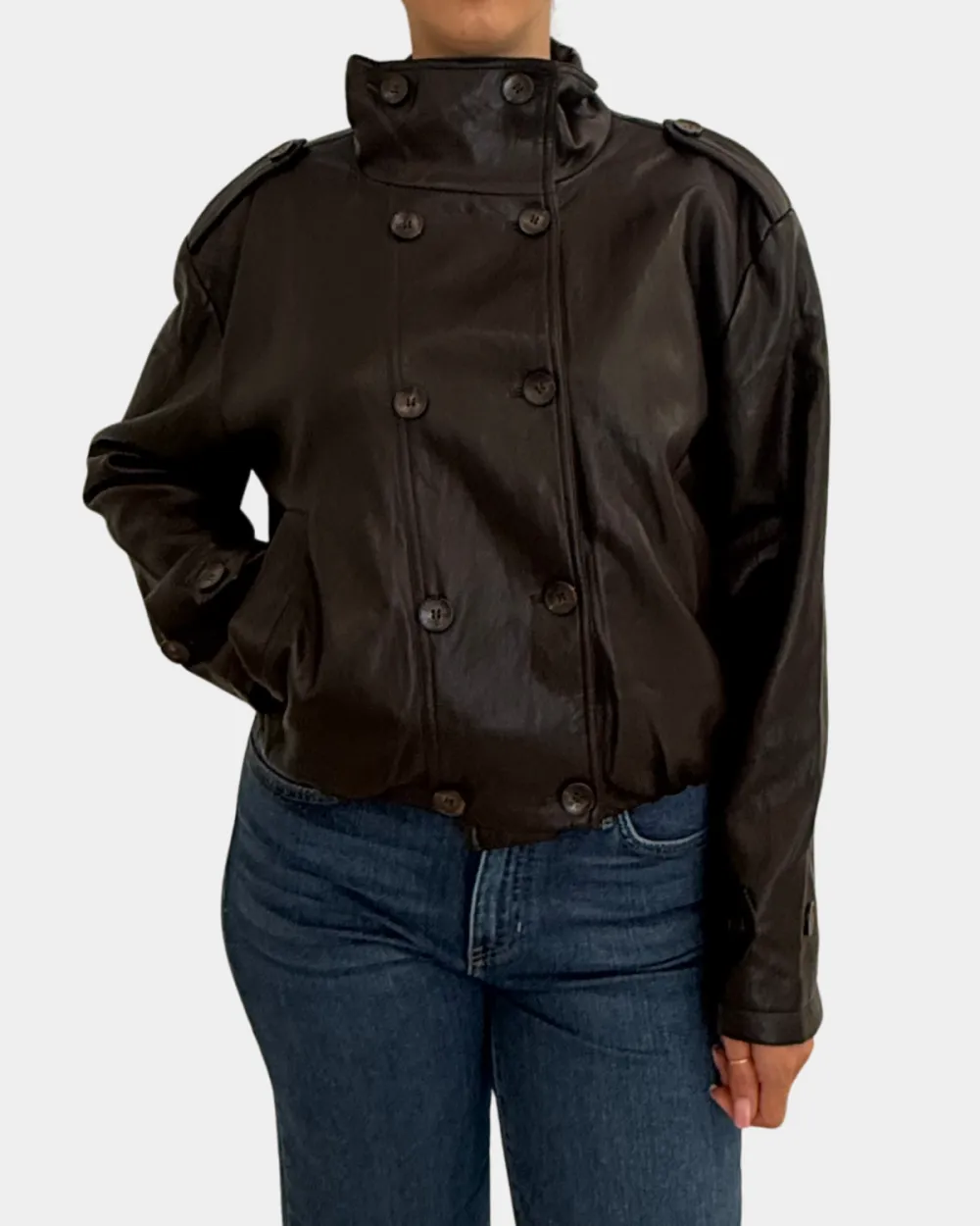 Funnel Neck Zip Jacket