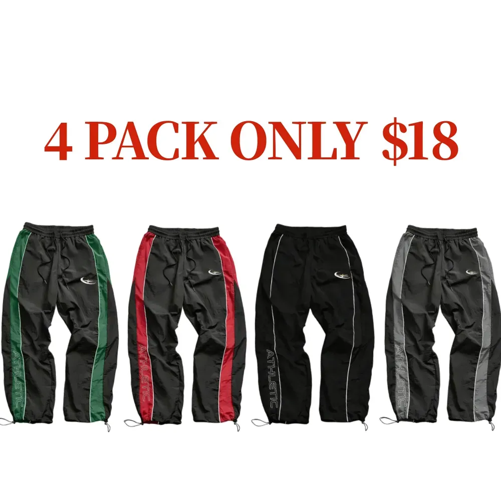Unisex Casual Printed Elastic Cuff Sport Pants