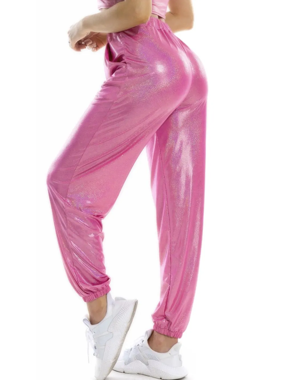 Casual High Waist Pocket Detail Pants