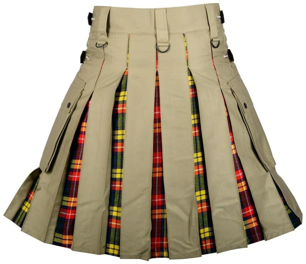 Rugged Ring Detail Crafted Skirts