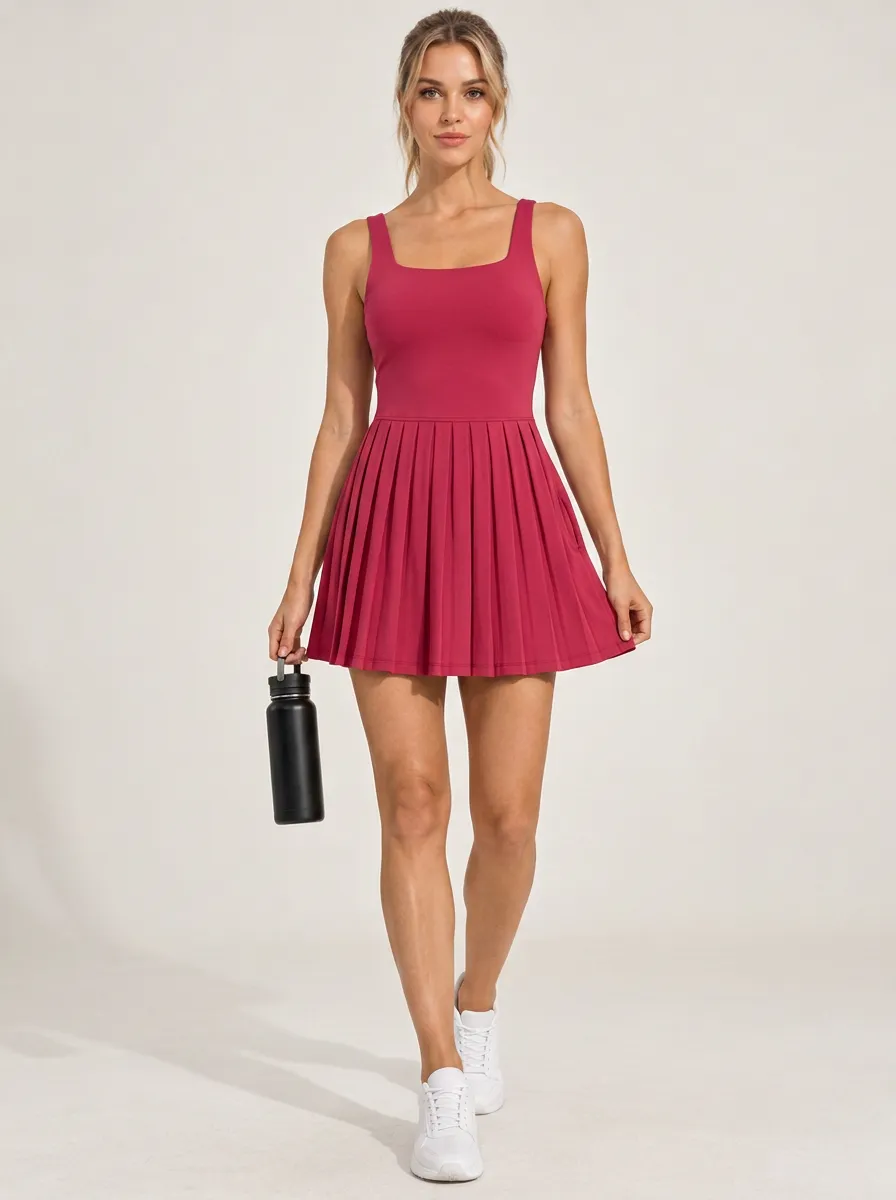 Women's Tennis Active Lifestyle Sleeveless Athletic Dress