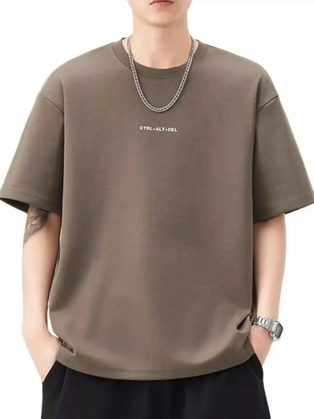Classic Round Neck Short Sleeve T-Shirt