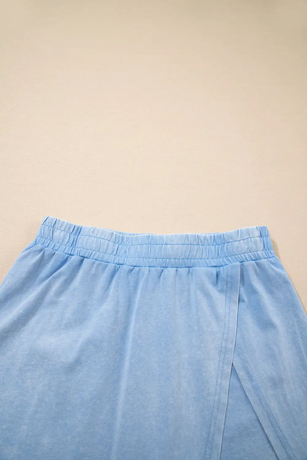 Casual Cotton Blend Pieces Detail Coordinated Set
