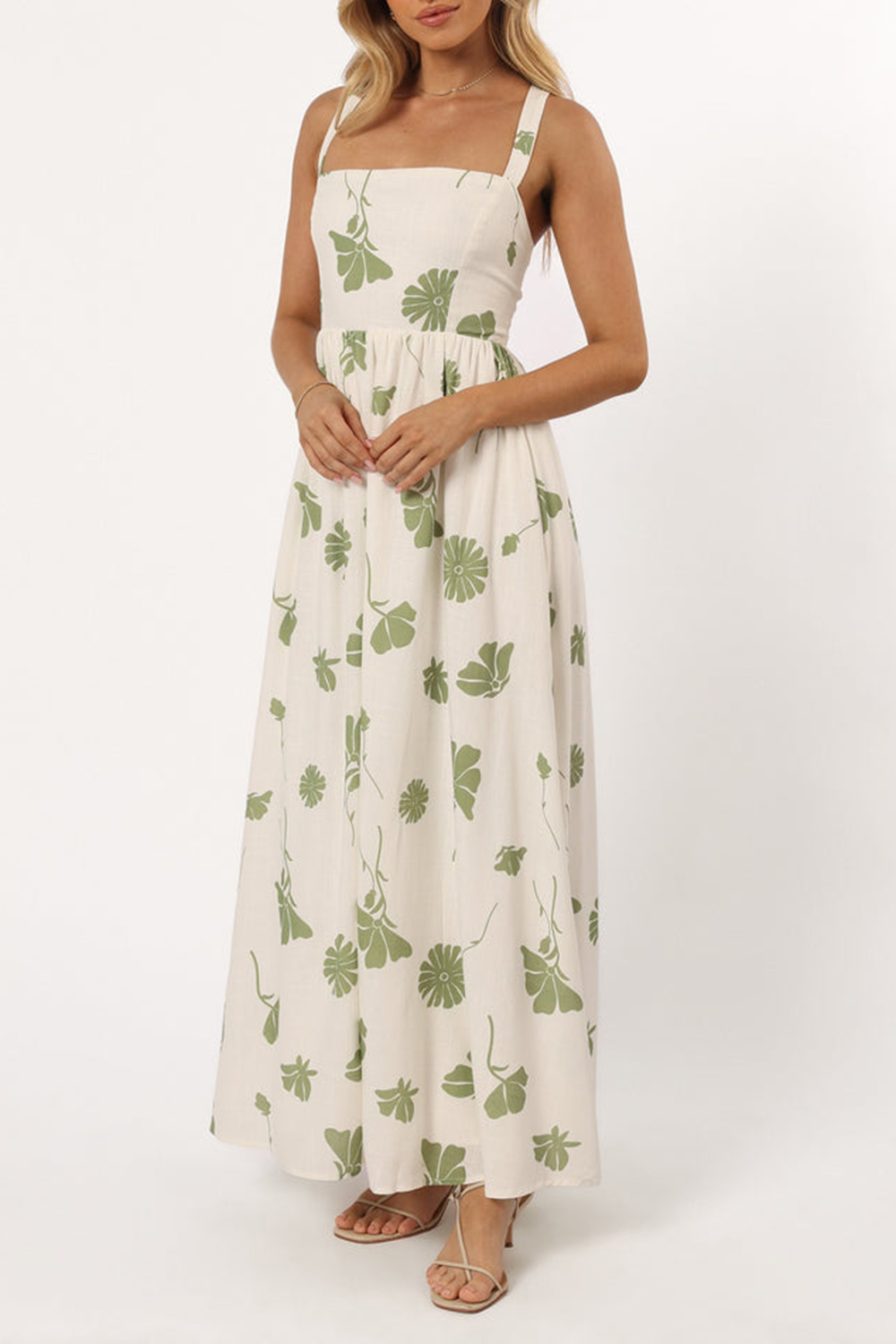 SWEET PRINT STRAP DRESS