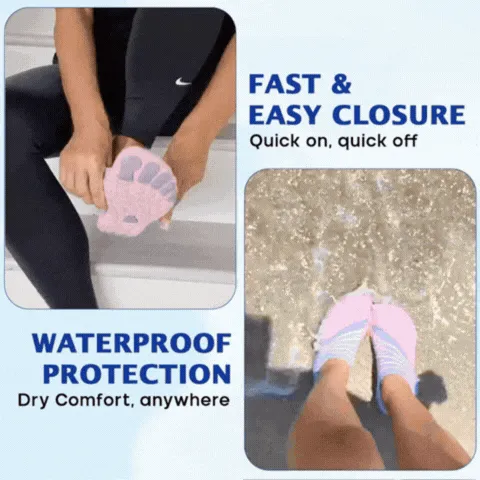 Wide Toe Box Waterproof Barefoot Shoes For Seniors