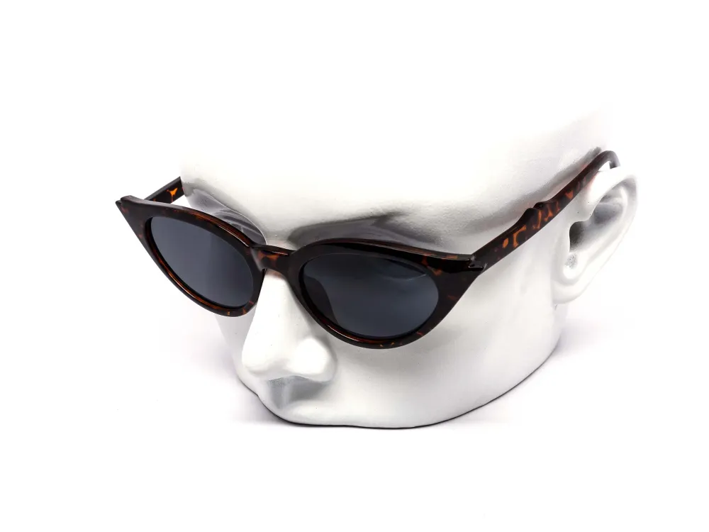12-Pack Tortoise Bold Cat-Eye Sunglasses