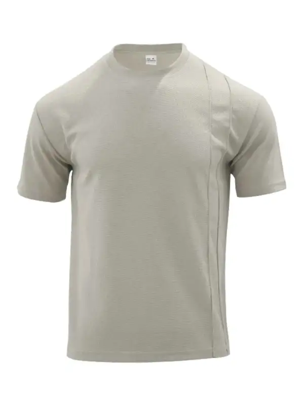 Round Neck Tee and Shorts Set