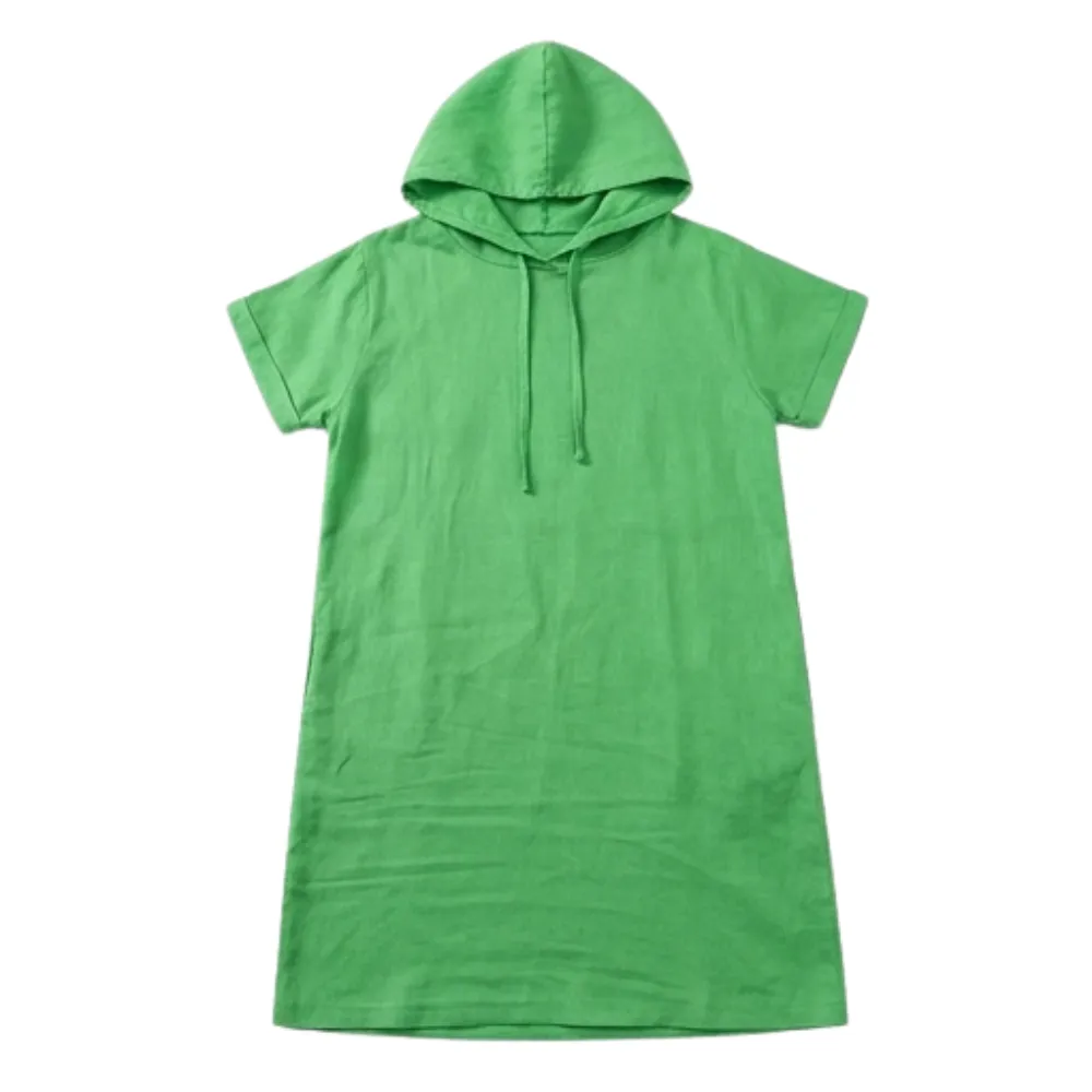 Airy Hoodie Midi Dress