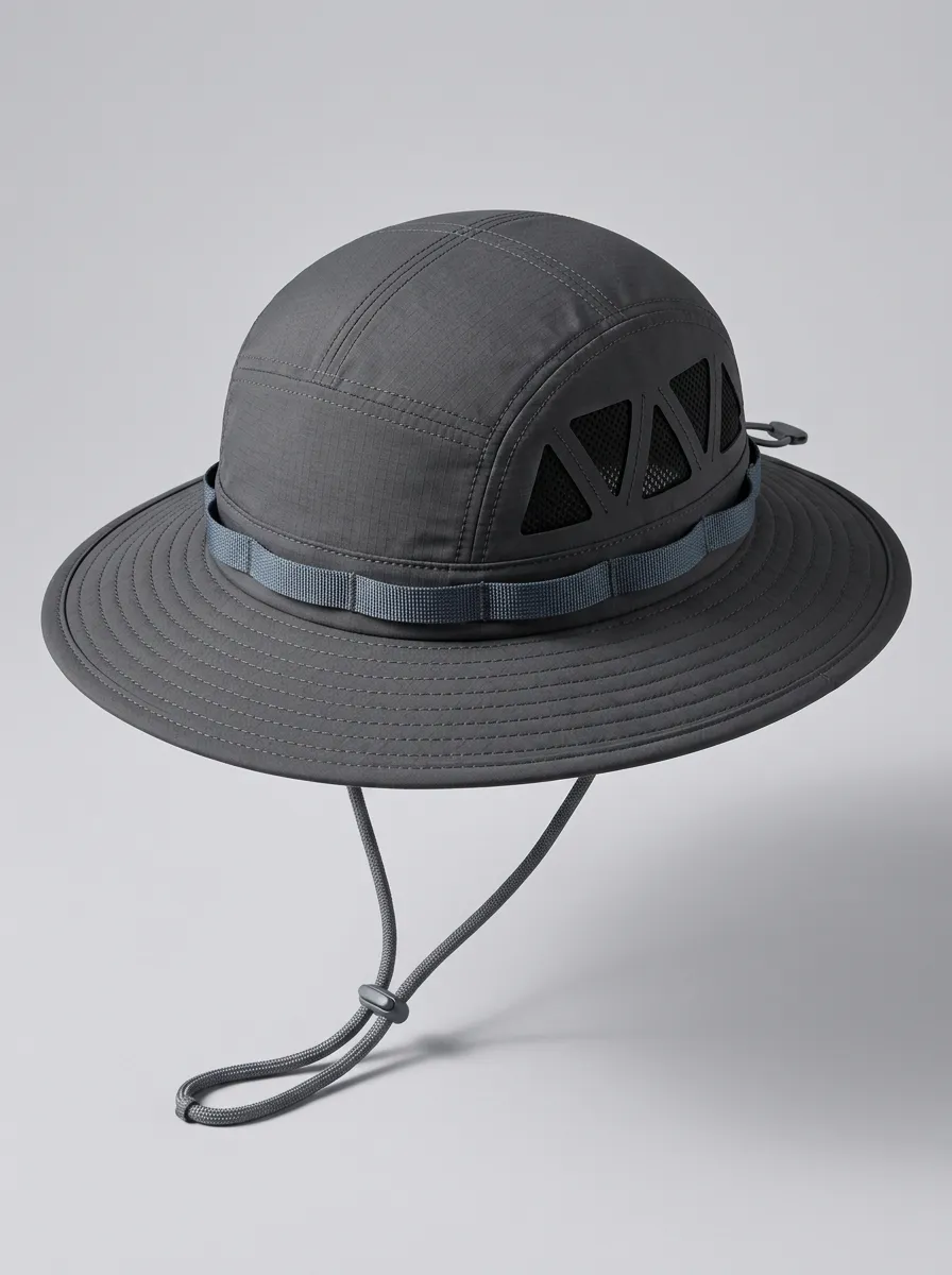 Wide Brim Ventilated Sun Hat