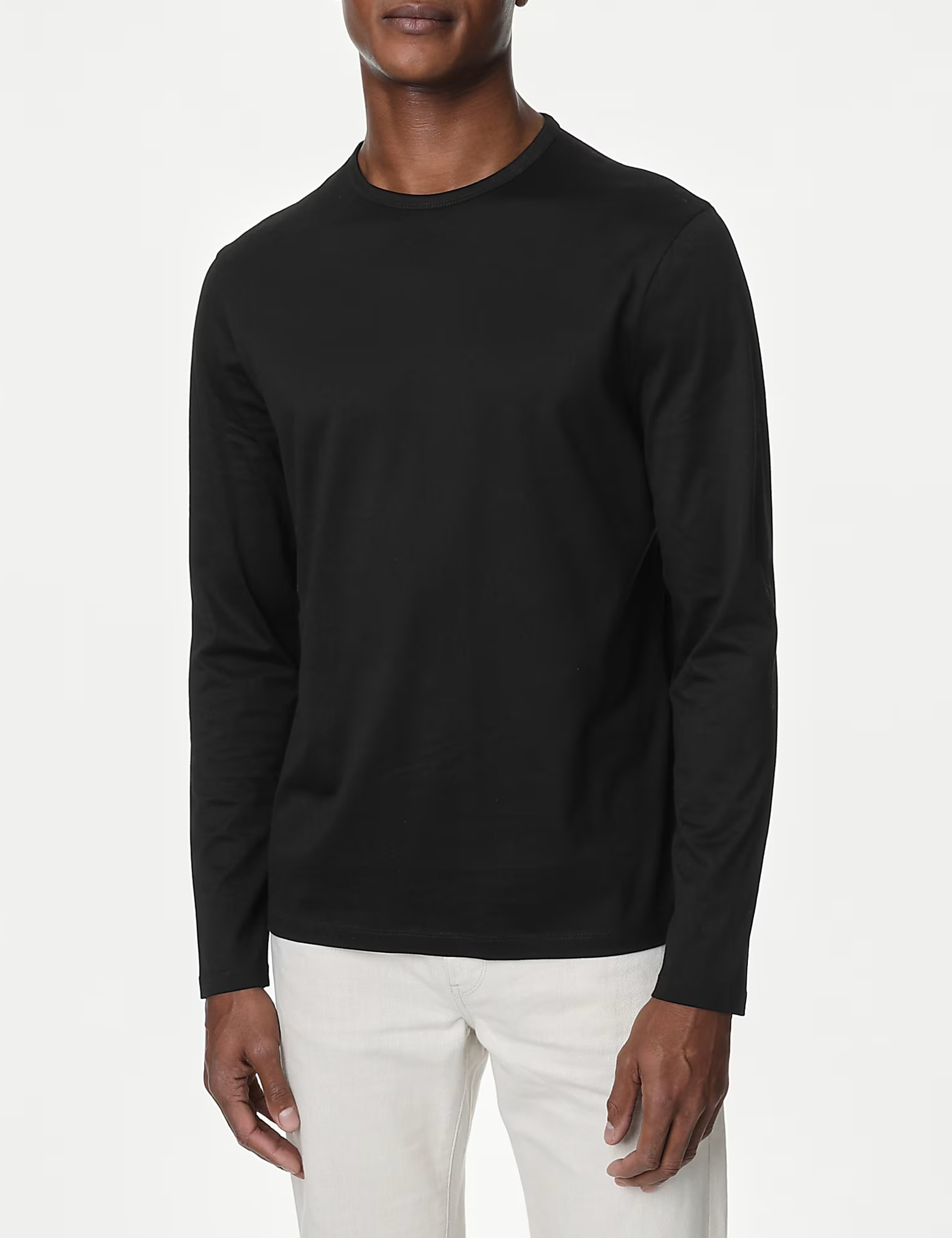 Pure Cotton Long Sleeve T-Shirt