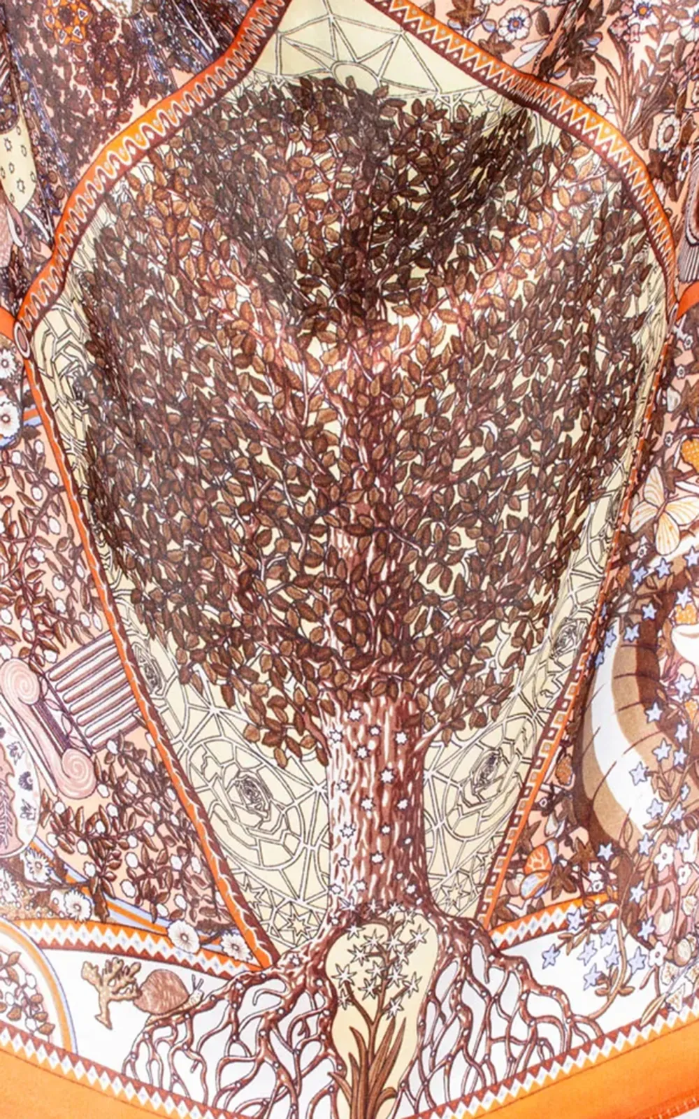 Exotic Ethnic Women's Silk Scarf