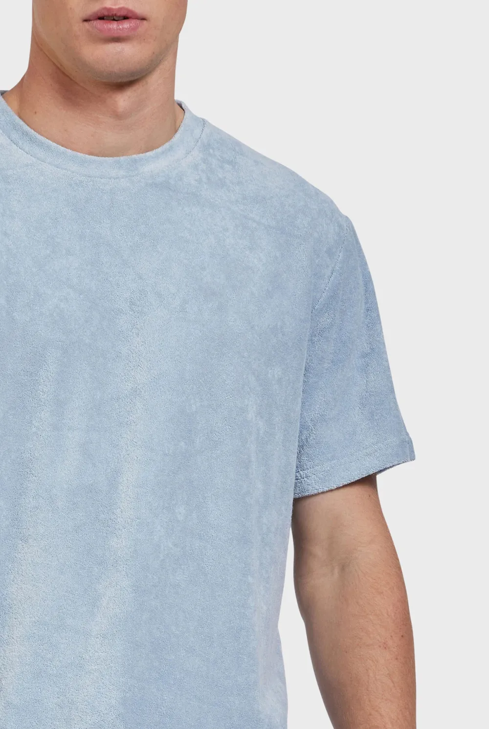 Short Sleeve Striped Crew Neck Tee