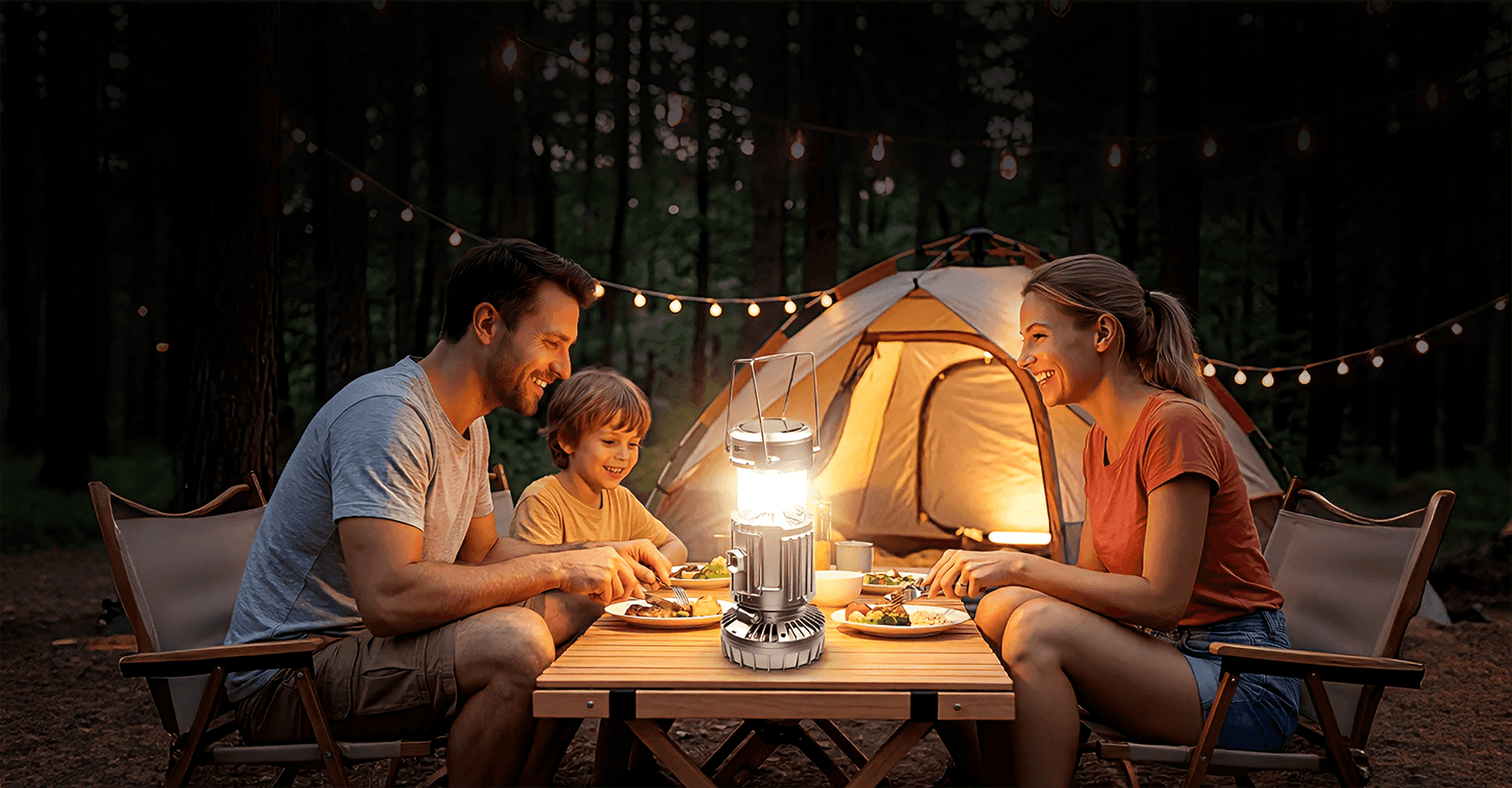 Lantern illumination for time outdoors