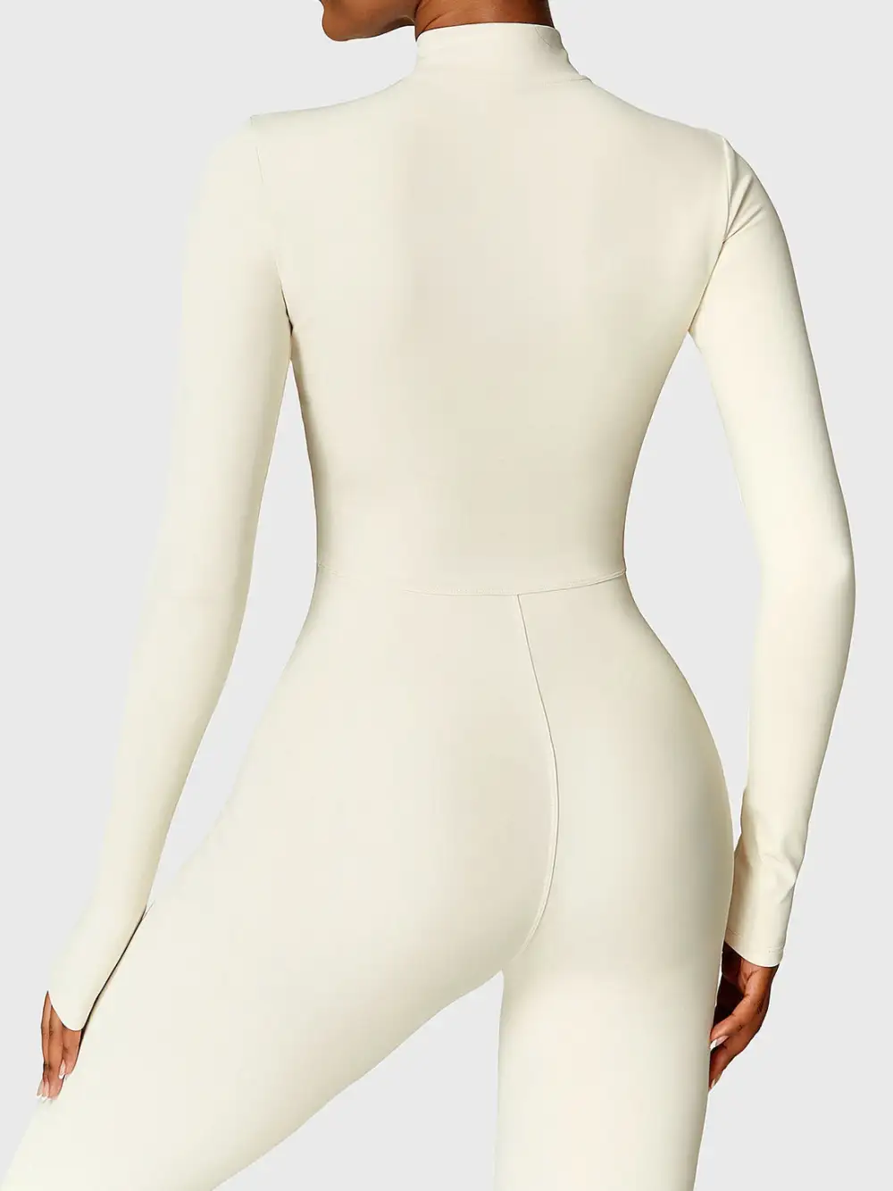 Ironfit Long-Sleeve Zip-Up Jumpsuit – Perfect for Cooler Weather!