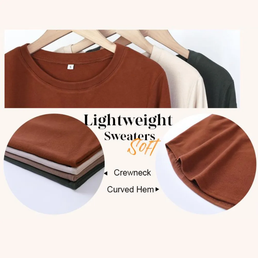 Women's Long Sleeve Round Neck Shirts