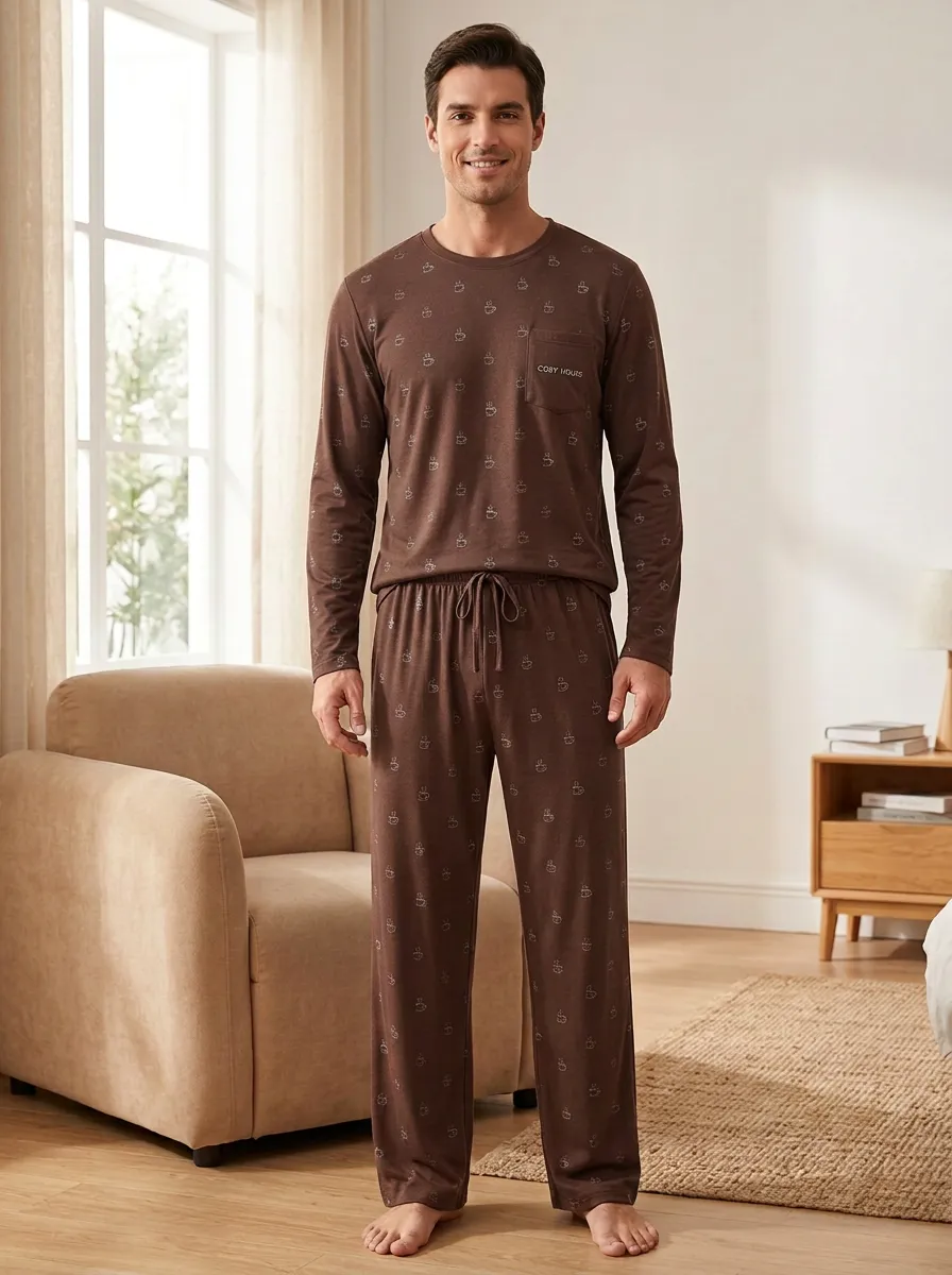 Modern Finish Classic Men's Pajama Set