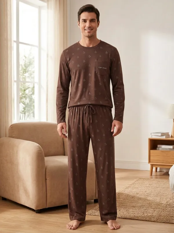Modern Finish Classic Men's Pajama Set