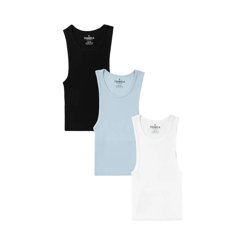 9PACK-Men'S Knitted Sports Vest