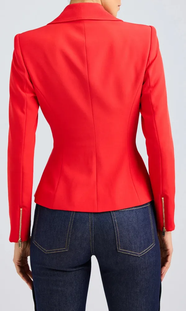 Crepe Moto Jacket