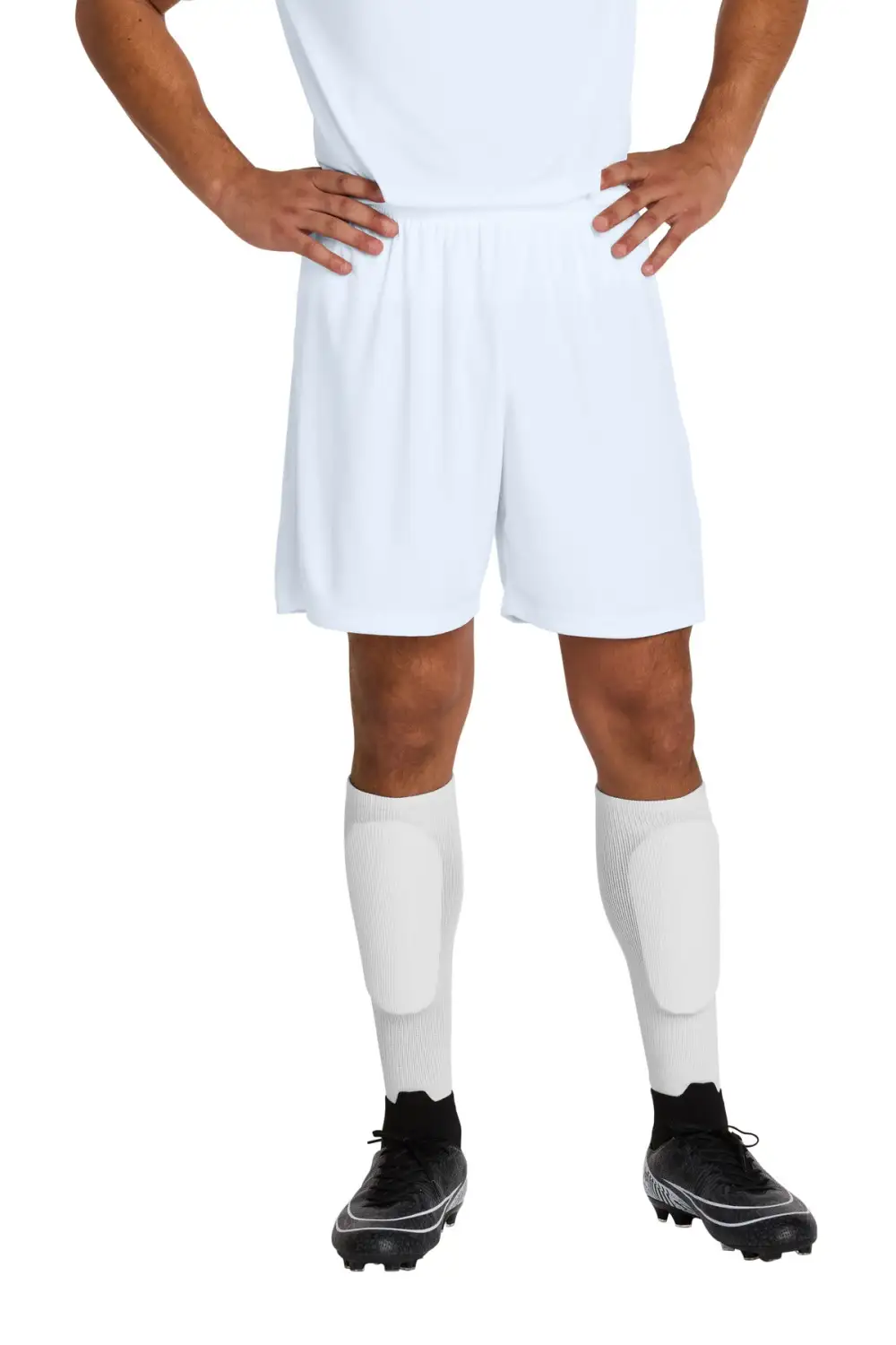 Contrast-Panel Athletic Shorts