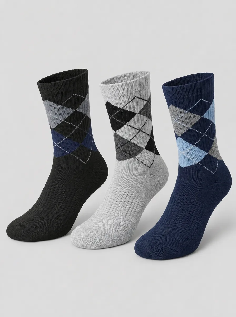Men's Prescott Argyle Socks 3-Pack
