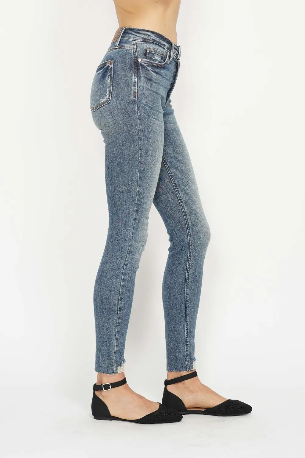 Sharp Skinny Denim Jeans