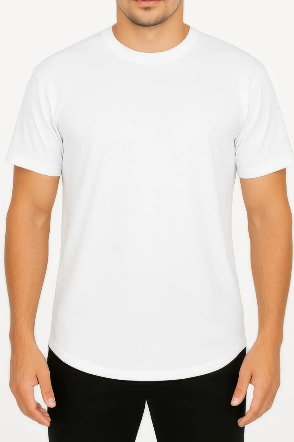 Curved Athletic Sports T-Shirt