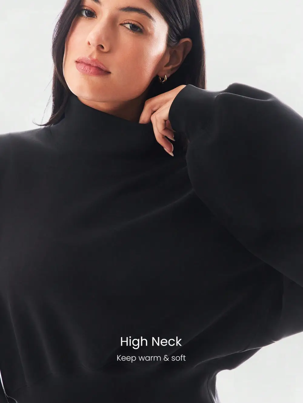 Soft And Comfortable Crewneck Sweatshirt Wide-Leg Pants Set