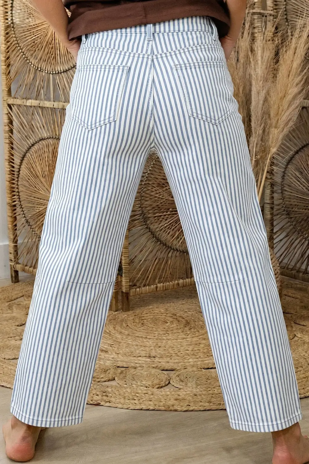 Barrel Leg Denim Jeans