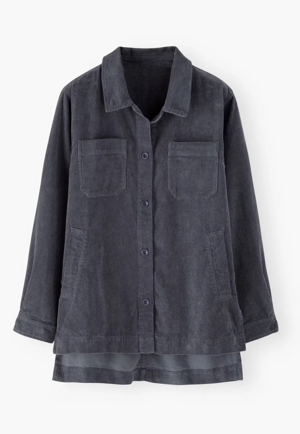 Oversized cord shacket
Hemp & organic cotton cord