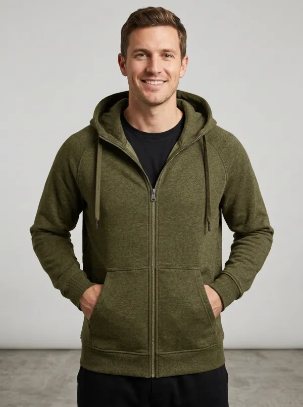 Active Mountain Graphic Zip-Up Casual Look Men's Sport Jacket