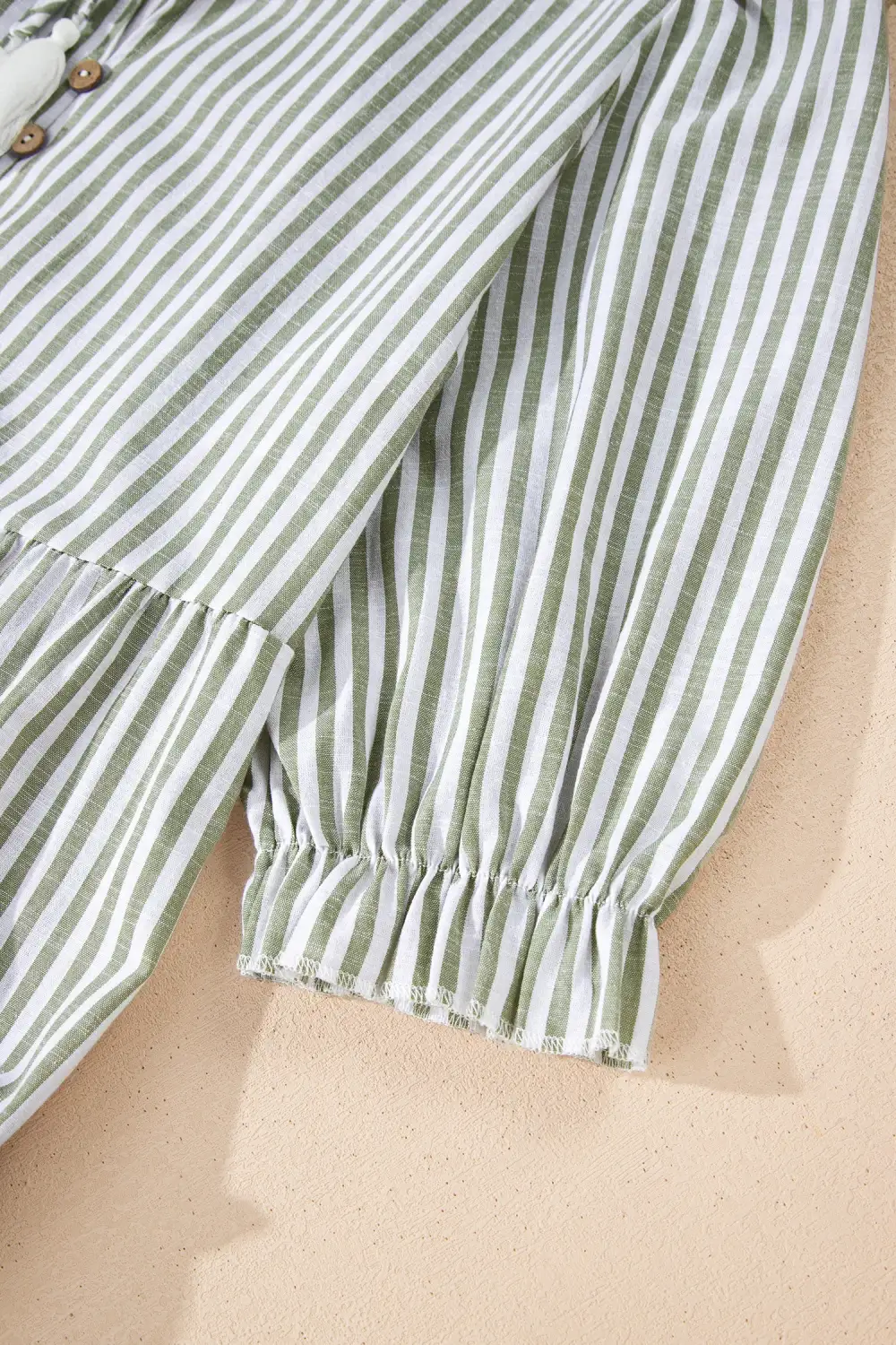 Striped Ruffle Tiered Dress Casual