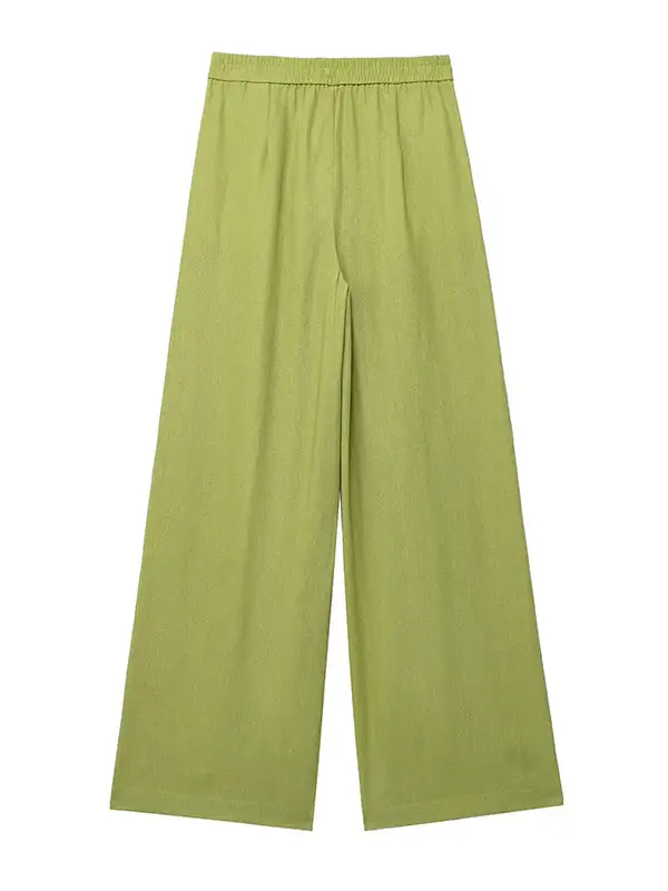 Relaxed Panel Detail Blouse And Pants Set