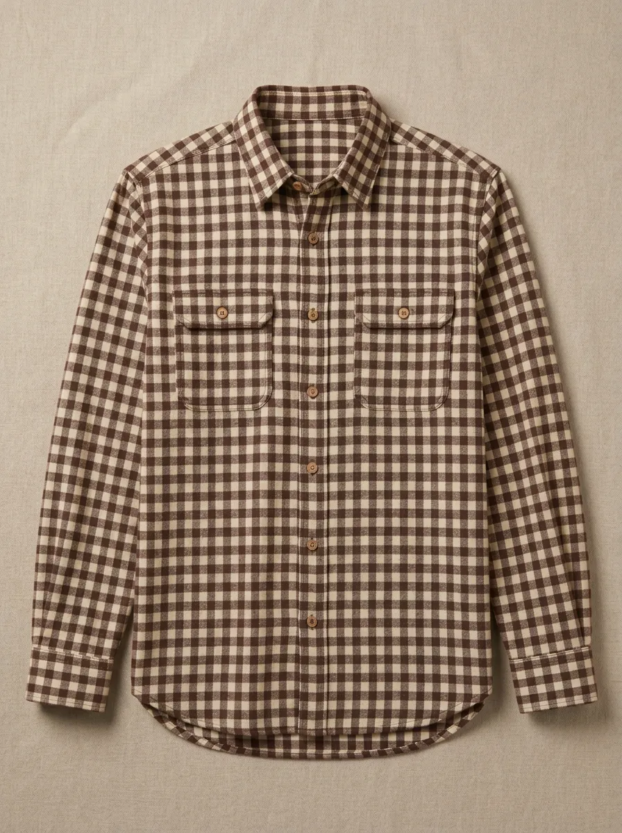 Classic Edition Plaid Long-Sleeve Men's Long-Sleeve Shirt
