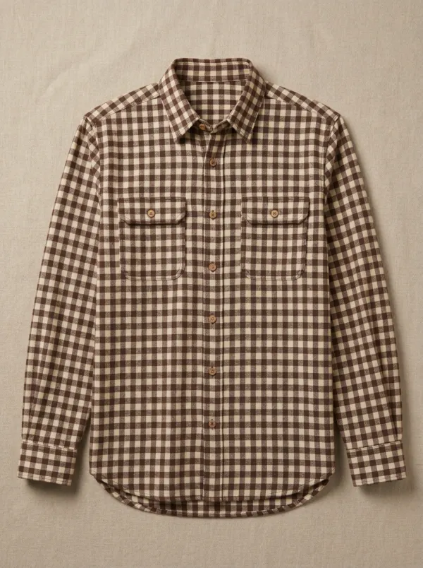 Classic Edition Plaid Long-Sleeve Men's Long-Sleeve Shirt