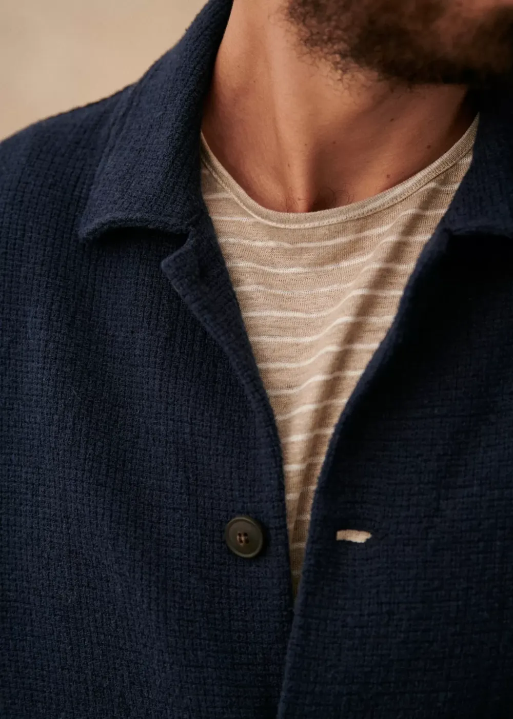 Lapel Slight Stretch Jacket