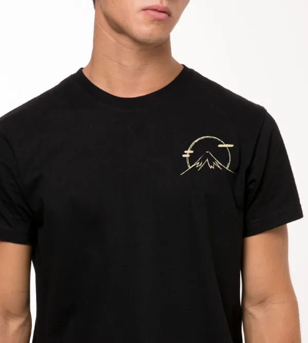 Cat And Scenery Graphic Unisex T-Shirt