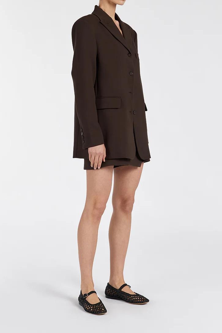 BITTER CHOC BOYFRIEND BLAZER