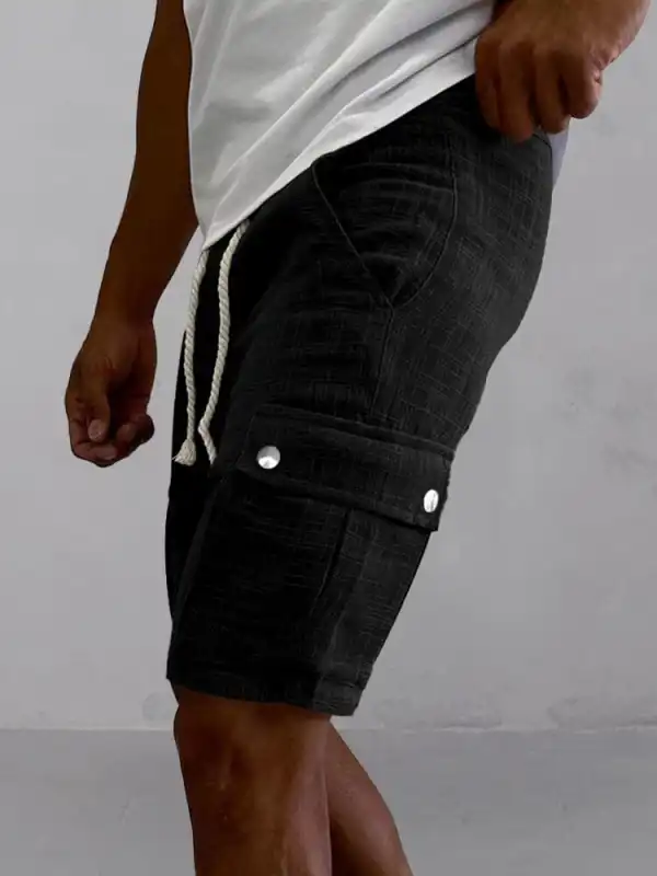 Men's Lightweight Cotton Cargo Shorts