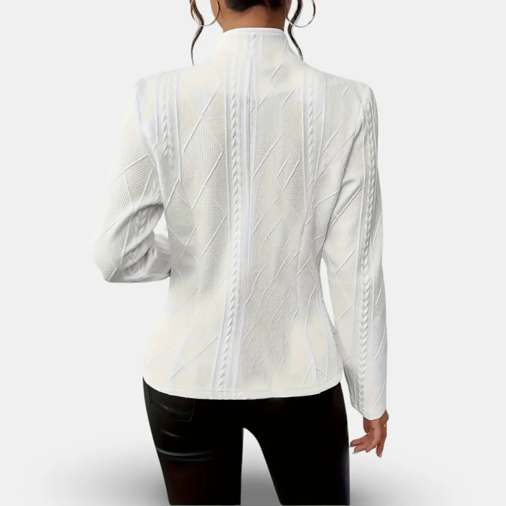 Women's Tailored Blazer With Flattering Fit and