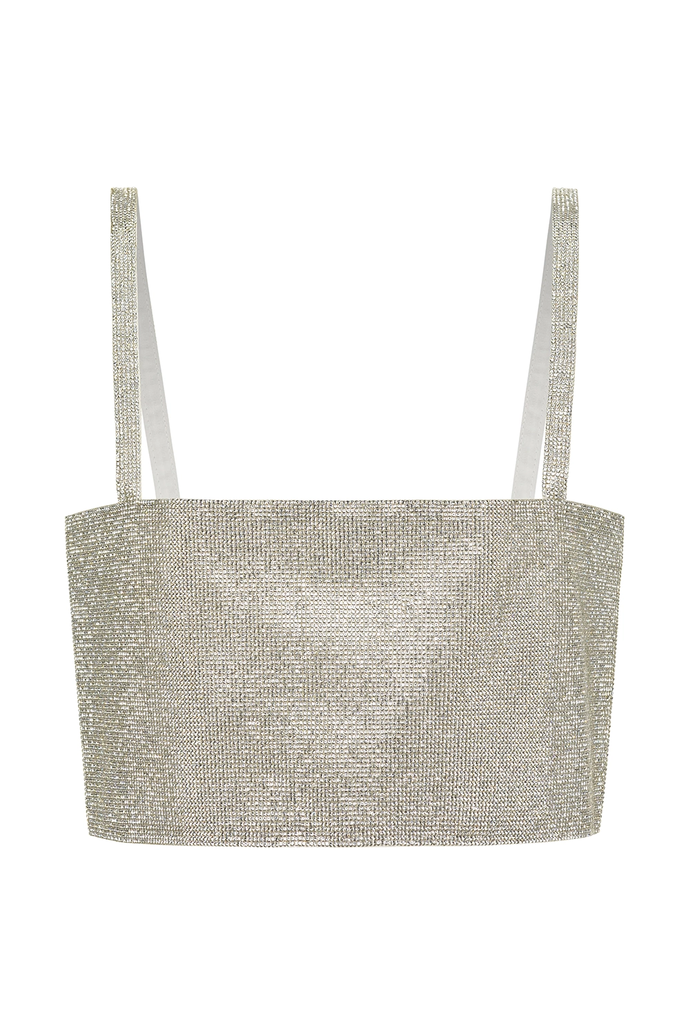 Rhinestone Short Camisole Top