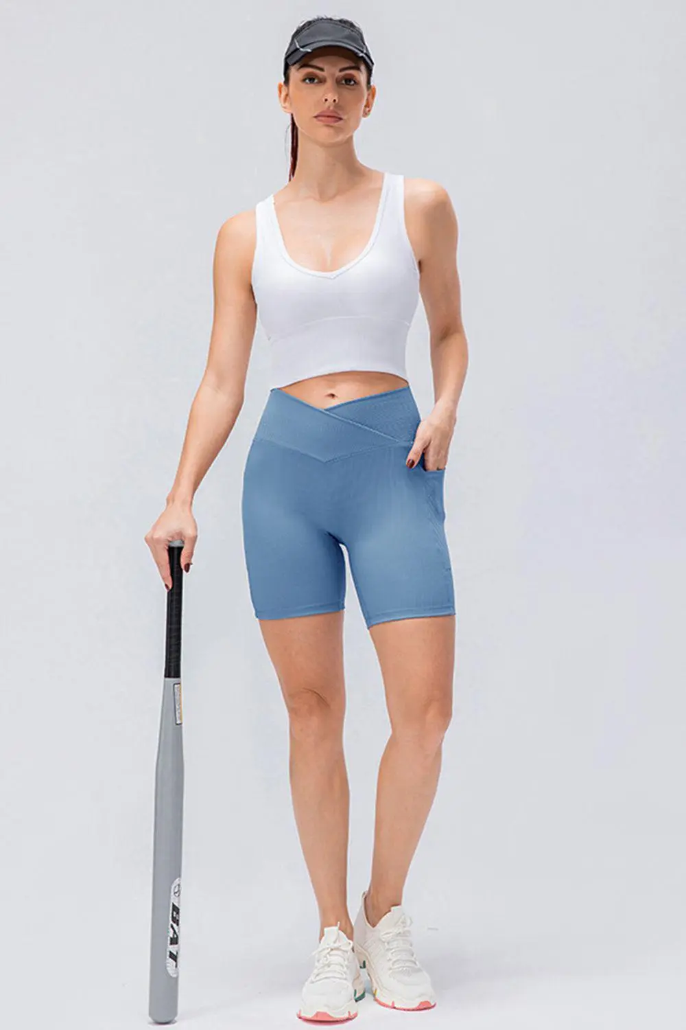 Slim Fit Waistband Sports Shorts
