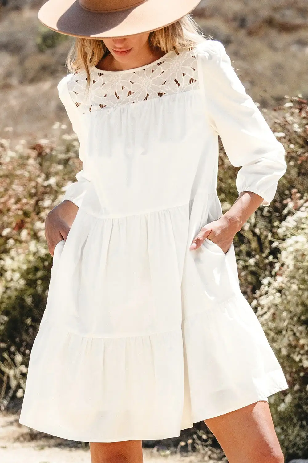 Tiered Mini Dress