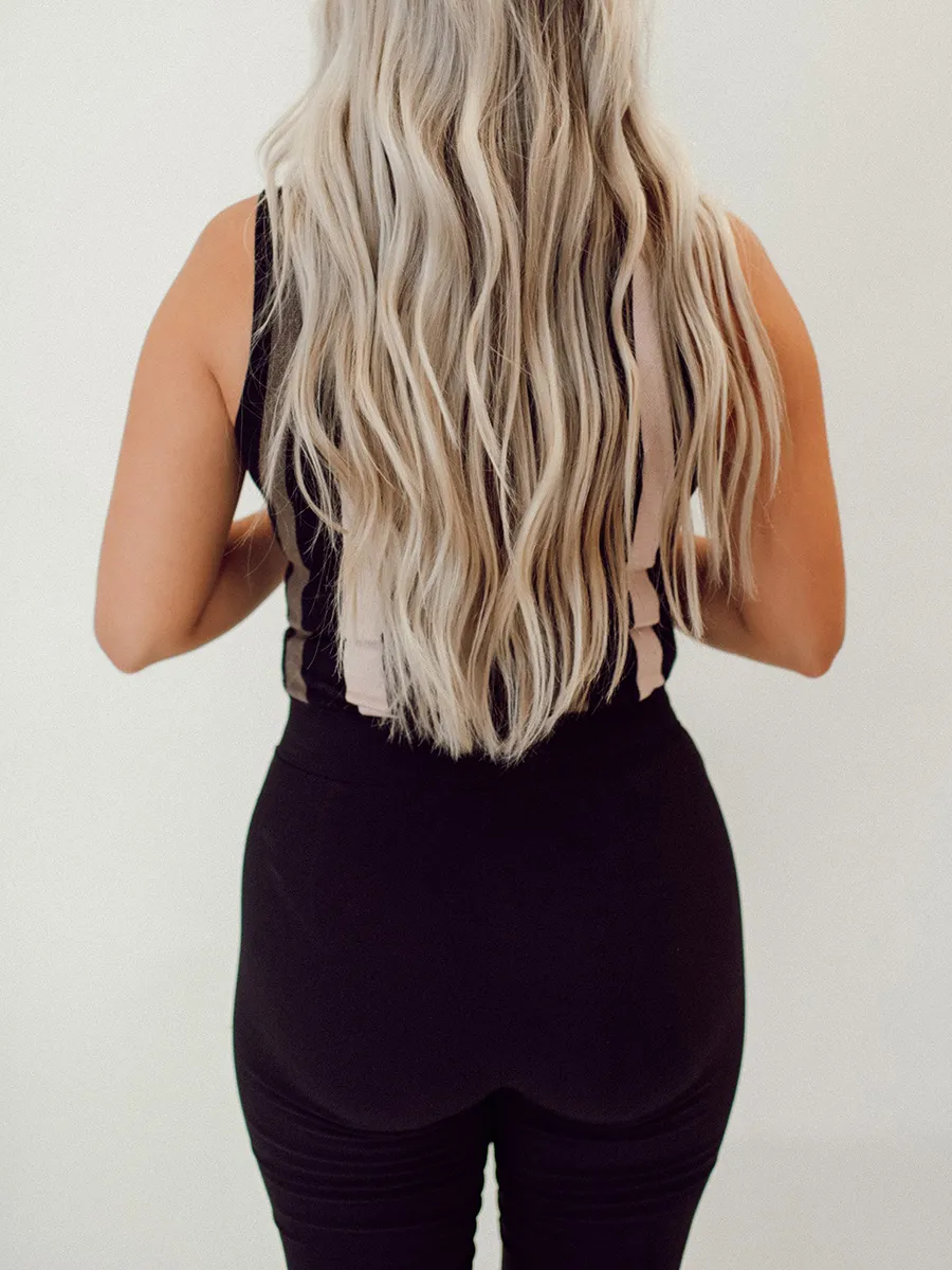 Multi Color Striped Jumpsuit