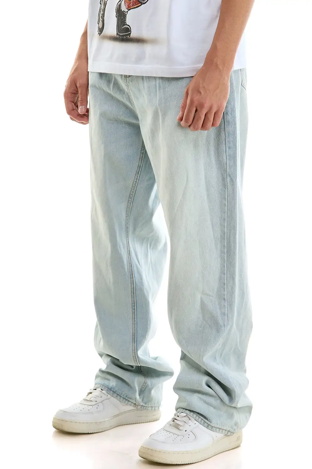 Men's Streetwear Stretch Relaxed Essential Jeans