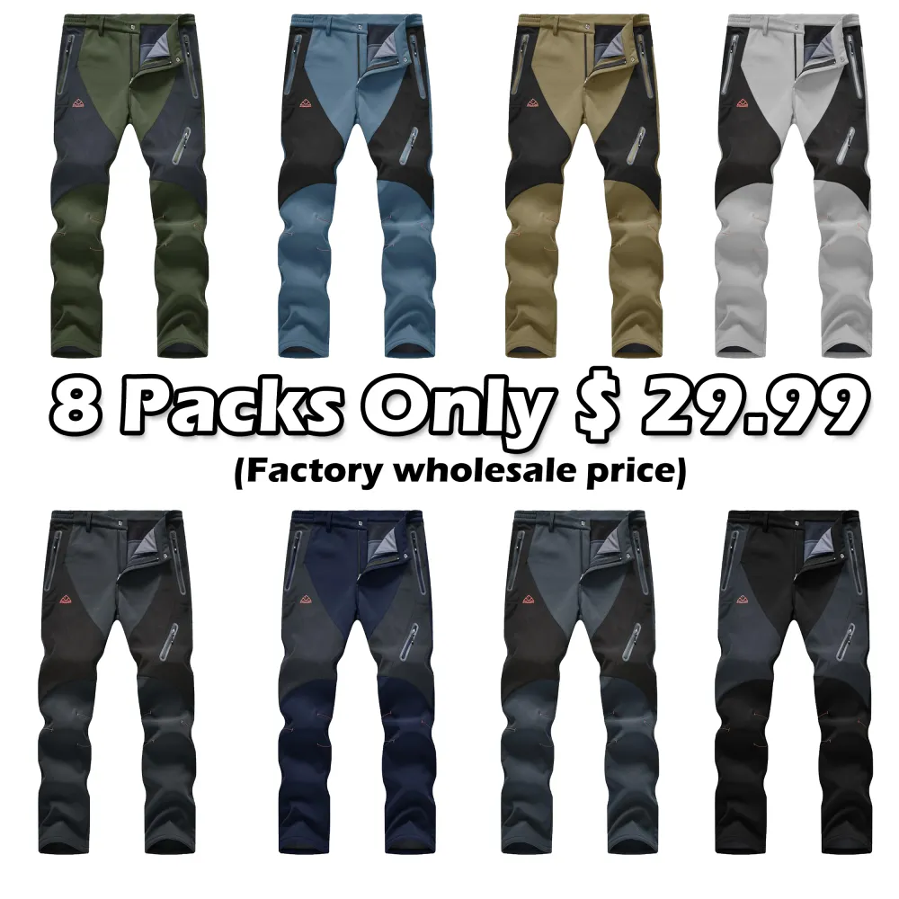 🏔️ Men’s Waterproof Insulated Pants – Built for the Cold. Made for Adventure.