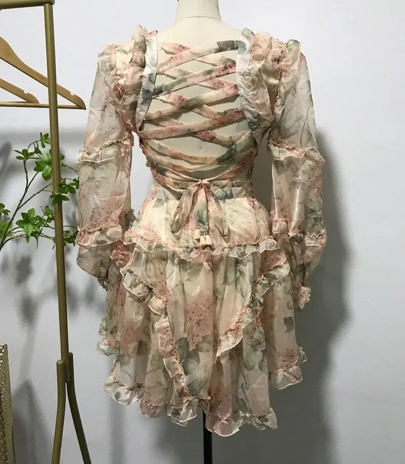 Cross Backless Sexy Chic Mini Dress